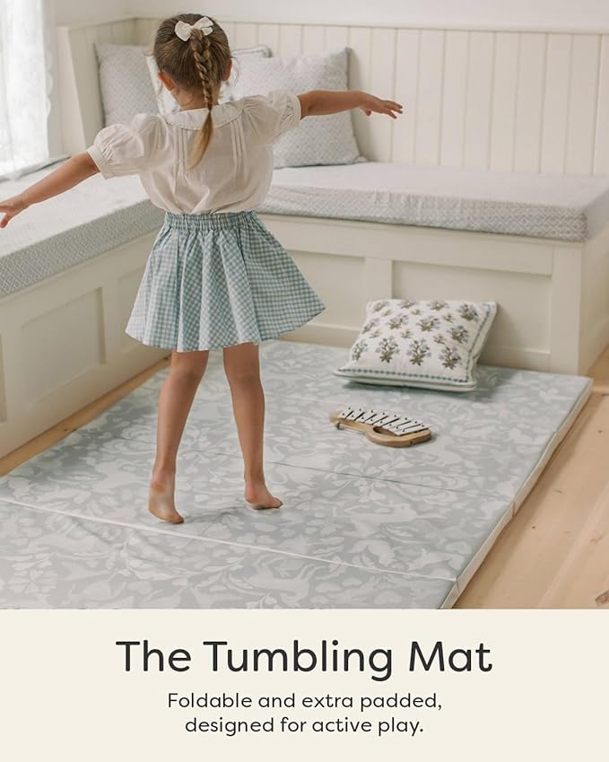 House of Noa Foldable Baby Tumbling Mat – Foldable Kids Play Mat | Durable, Stylish, and Cushioned Design
