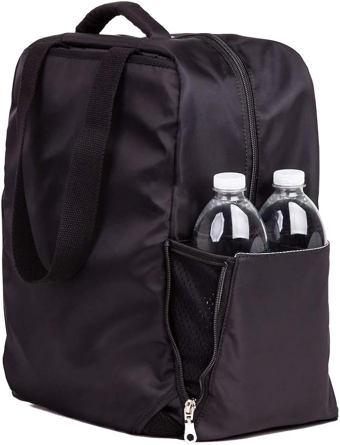 Sarah Wells Kelly Breast Pump Backpack & Tote - Insulated Pocket, Laptop Sleeve & Easy-Clean Design, Fits All Pumps, Diaper Bag for Moms (Black)