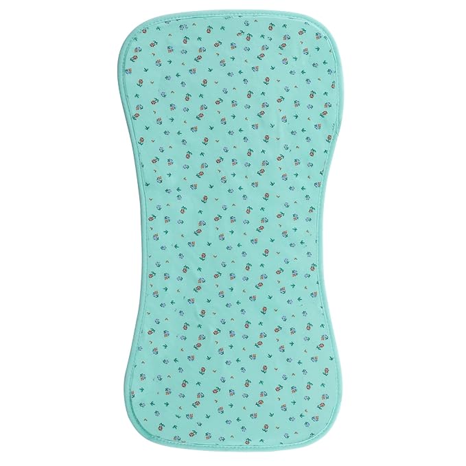 Hakochia Burp Cloths for Baby Girls Organic Cotton Large Burp Clothes Extra Absorbent Soft Burping Rags Spit Up Cloth Sets for Newborns 8 Pack