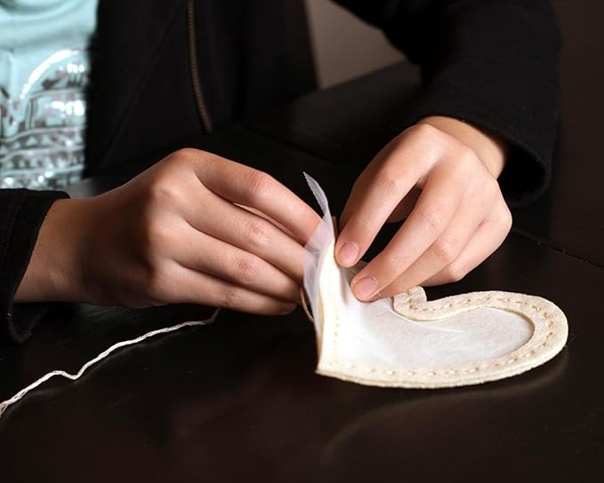 I Can So! Beginner Sewing Kit. Heartfelt Hearts. Lavender Sachet. (Lavender)