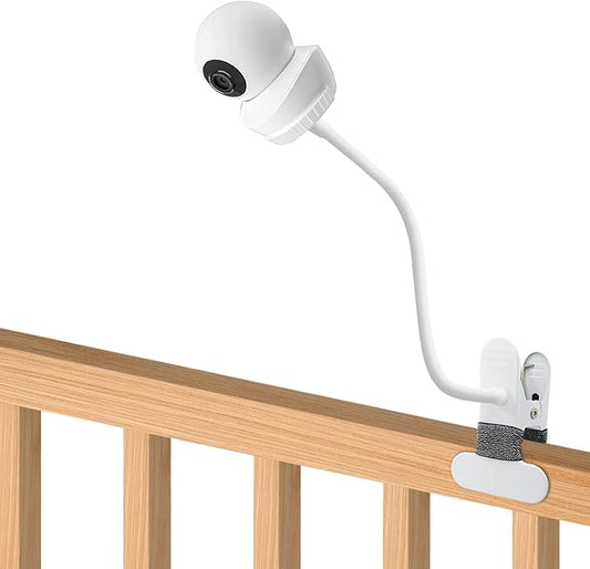 Baby Monitor Mount Compatible with Babysense HD S2/ V43 Monitor and Other Baby Monitor with 1/4 Threaded Hole 15.7 inches Flexible Clip Clamp Mount Long Gooseneck Arm