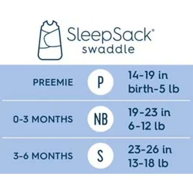 HALO Micro-Fleece Sleepsack Swaddle, 3-Way Adjustable Swaddle Blanket for Newborn and Infants, TOG 3.0 for Cold Climates, Hip Healthy, Baby Blue, Small, 3-6 Months