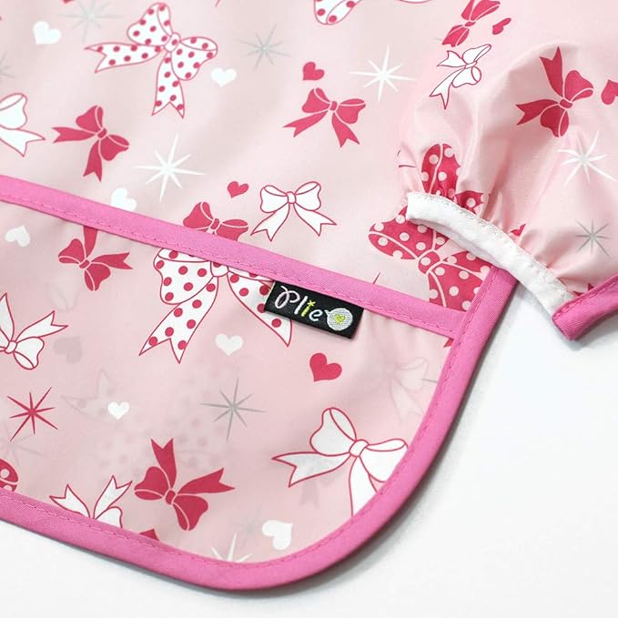 Long Sleeve Waterproof Bib for Toddlers – Feeding Smock for Baby Mealtime, Self-Feeding, Painting & Messy Play, BPA-Free