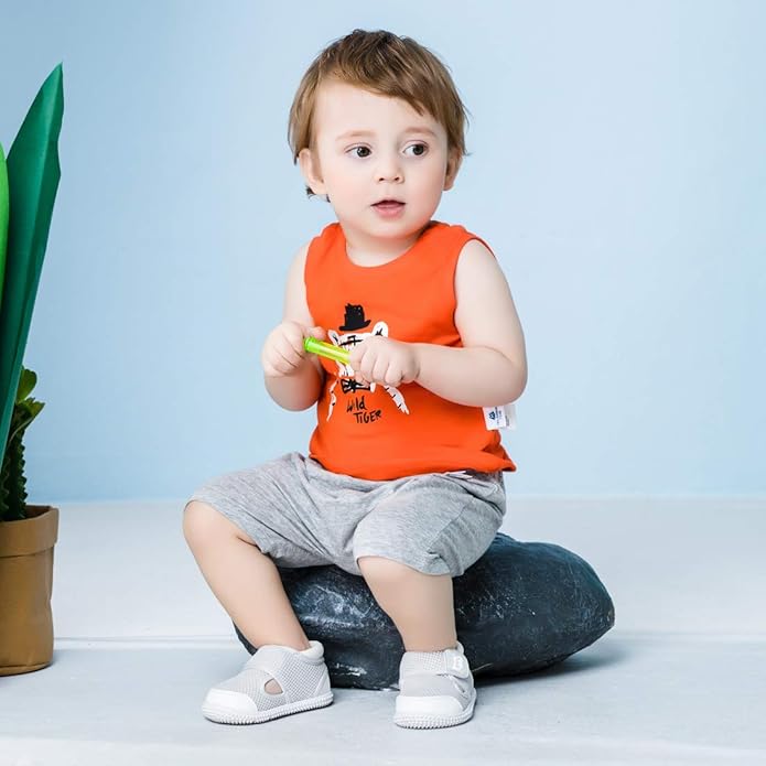 BMCiTYBM Baby Shoes Boy Girl Infant Sneakers Non-Slip First Walkers 6 9 12 18 24 Months