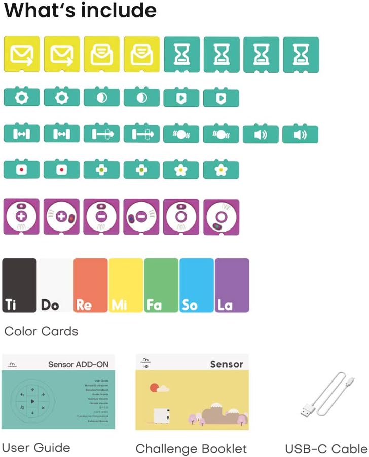 Sensor Add-on for Coding Set Pro Set Coding Robot STEM Educational Toy