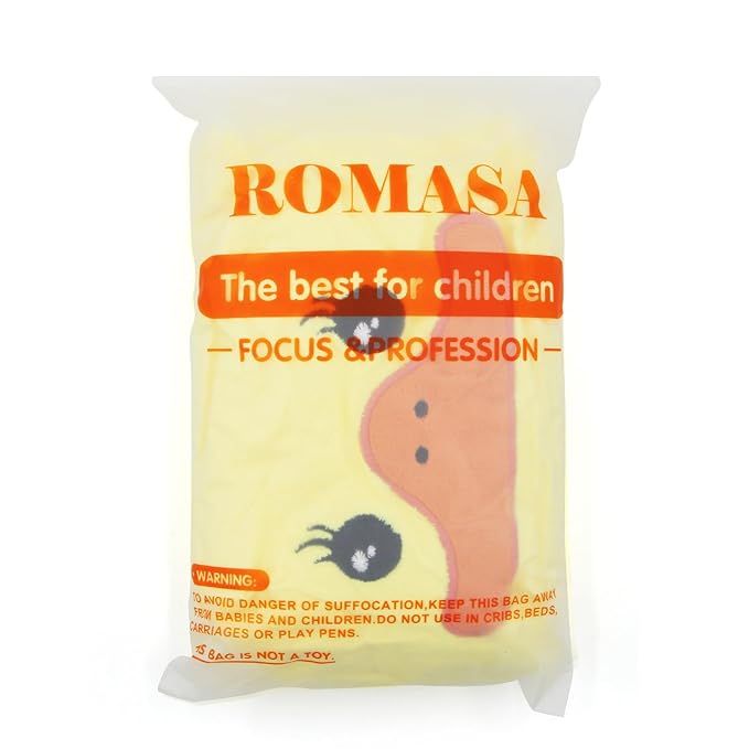 ROMASA Baby Bath Towel Ultra Soft Hooded Towel Highly Absorbent Bathrobe Blanket Toddlers Shower Gifts for Boys Girls- 27.5" x 55" (Yellow)
