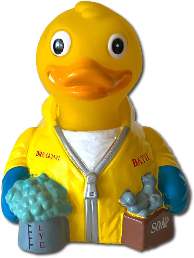 CelebriDucks - Breaking Bath - Floating Rubber Ducks - Collectible Bath Toy Gift for Kids & Adults of All Ages