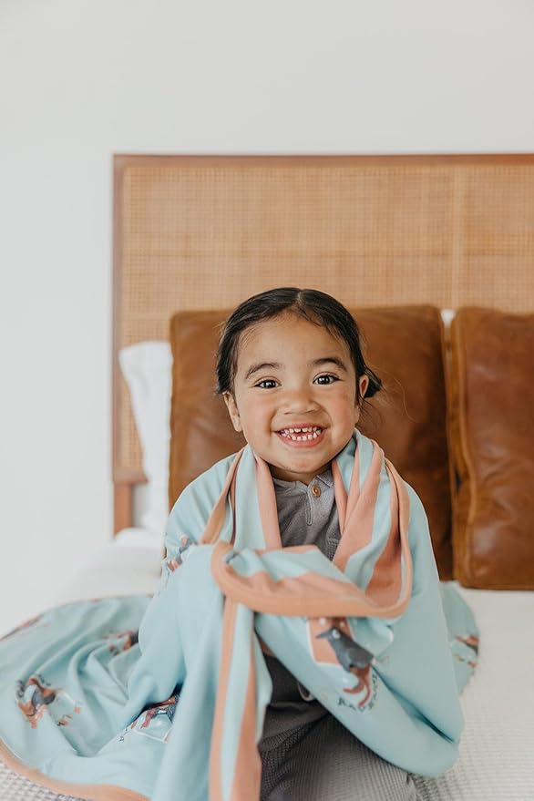 Ravenclaw Copper Pearl Three-Layer Quilt: Soft, Breathable Baby Blanket - Cozy Toddler Quilt, Premium Polyester/Rayon, 46x46