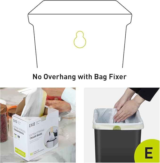 EKO Essential 8+8 Gallon Dual Trash Can, Kitchen Step Recycle Trash Can with Dual Removable Bucket, Independent Lids and Pedals, Brushed Stainless Steel