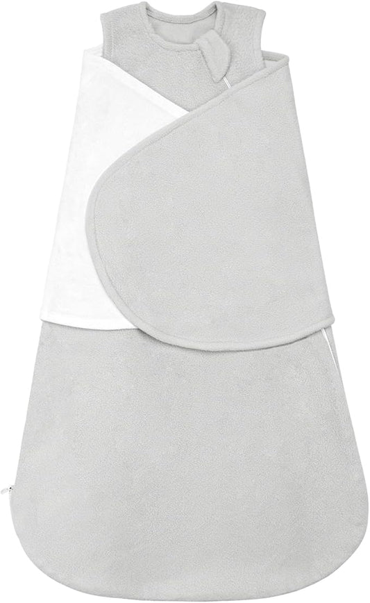 ZIGJOY Swaddle Sleep Sack Newborn 1.5 Tog Fleece Wearable Blanket Baby 0-3 3-6 6-12 Months - Winter Sleeping Sacks Bag