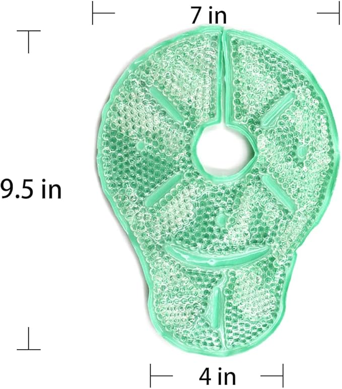 Reusable Breast Therapy Pack, Breast Ice Packs, Breastfeeding Essentials, for Breastfeeding Relief, Nursing Pain, Engorgement, Swelling Augmentation, Mastitis, Mastectomy Recovery, 2 Pack, Green