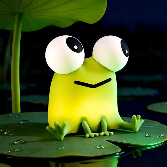 Frog Night Light for Kids, Dimmable Silicone Night Light for Nursery,Frog Lamp Suitable for Boys and Girls Room Decor