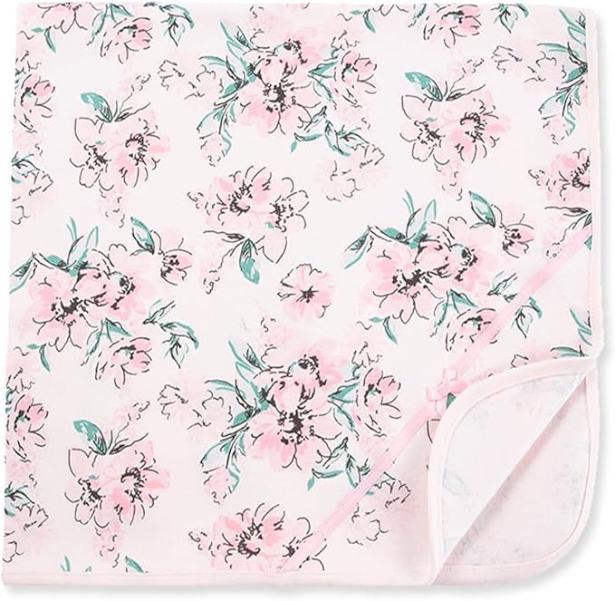 Little Me Blankets for Baby Girls' Swaddling Receiving Blanket, Pink Dream, 30 x 27 Inches