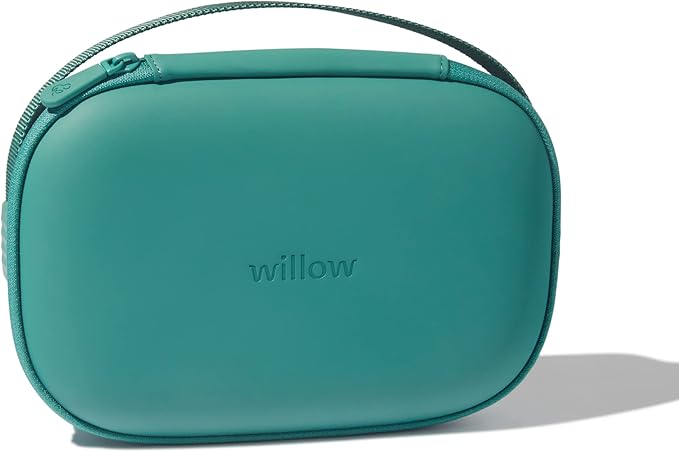 Willow Go - Wearable Breastfeeding Pump and Teal Case - Hands Free Breast Pump