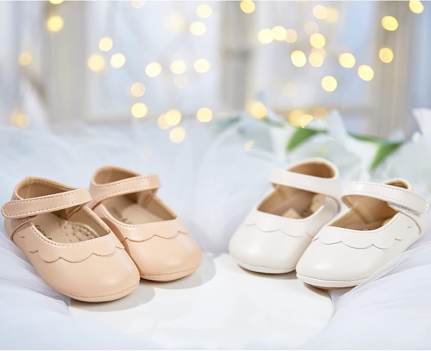 Soft Sole Baby Shoes - Infant Baby Walking Shoes Moccasins Rubber Sole Crib Shoes