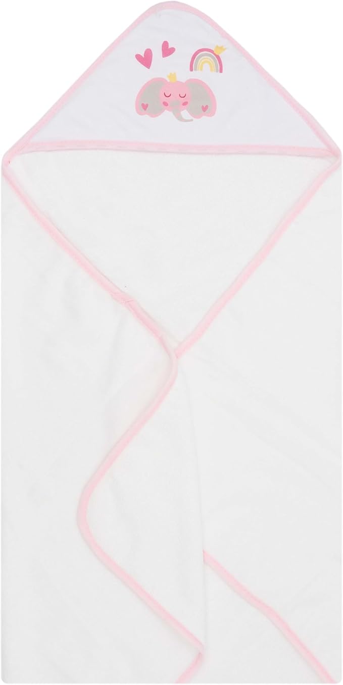 Hooded Baby Towels 3-Pack – Soft Baby Bath Towels with Hood for Newborns & Toddlers, Baby Hooded Towel Set, 30" x 26" (Sweet Elephant)