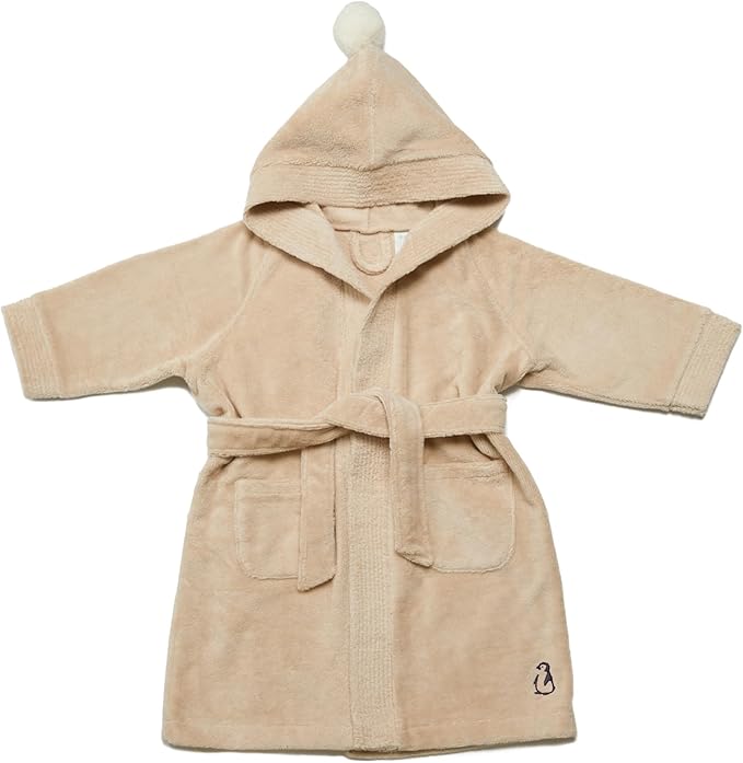 Konny Kids Bathrobes, Hooded Towel, Oeko-TEX Certified Bathrobes, Ultra Soft, Quick-Dry Washcloth for 3-5Y Baby Boys & Girls