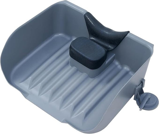 Portable Shampoo Basin for Kids, Baby, Children,Tear Free Hair Washing Basin Tray at Home(Grey)