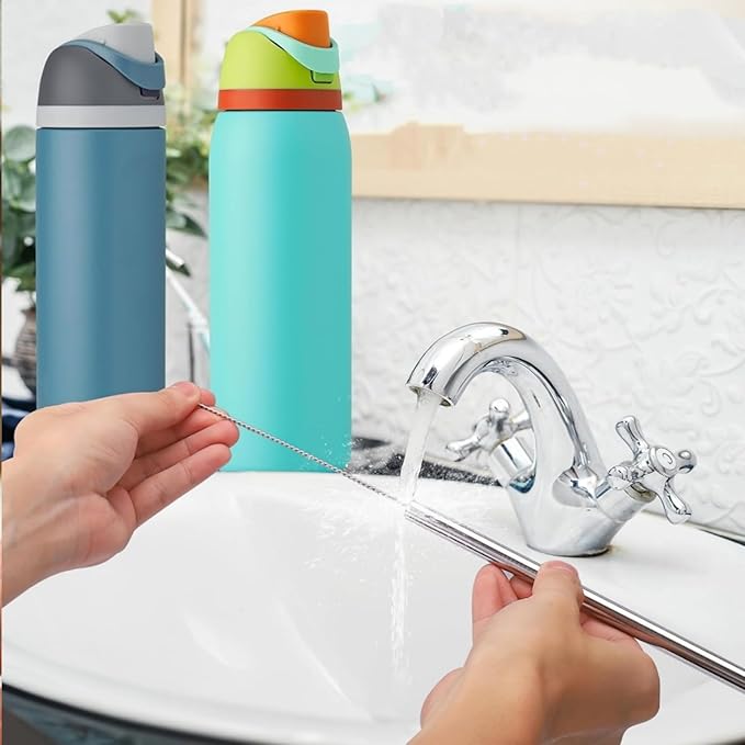 Bottle Brush for Stanley Tumblers,3 in 1 Cup Lid Gap Cleaning Brush Set for Owala Bottles, Multifunctional Water Bottle Cleaning Brush,Home Kitchen Crevice Cleaner Brush Tools