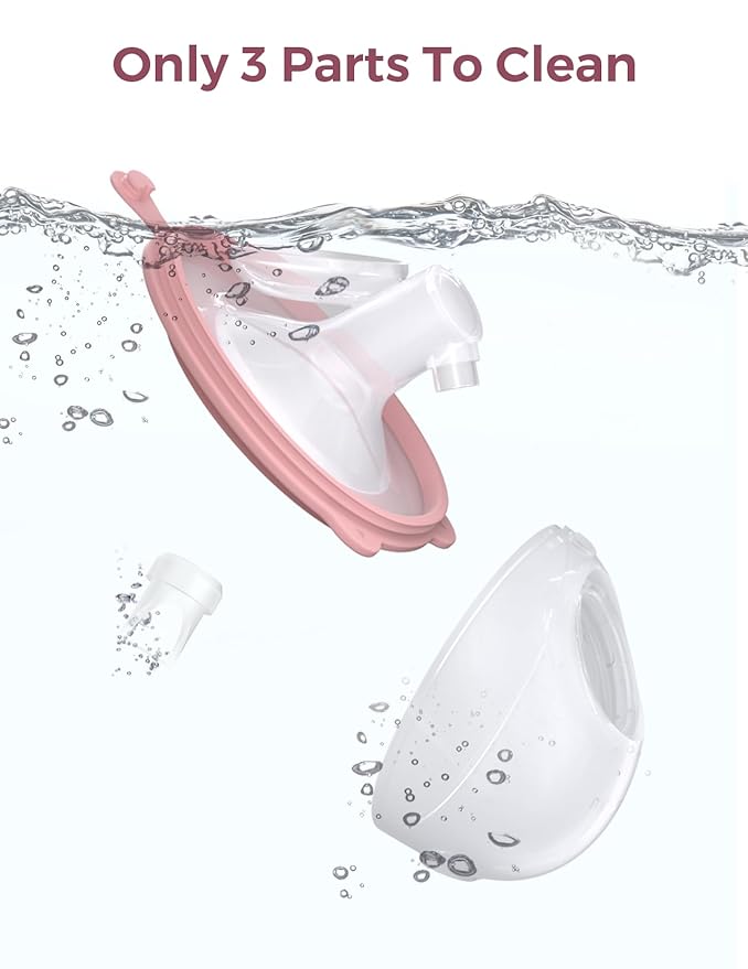 Momcozy Original V1 Pro/V2 Pro Breast Pump Replacement Accessories,Full Set Collector Max 7.8oz, with Double-Sealed Flange 24mm, 1PC