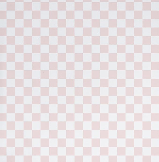 BapronBaby Pink Flutter Checkerboard Bapron - No Neck Tie Safer Bib for Baby & Toddler - Soft Waterproof Stain Resistant - Machine Washable - Sz Preschool 3-5yrs