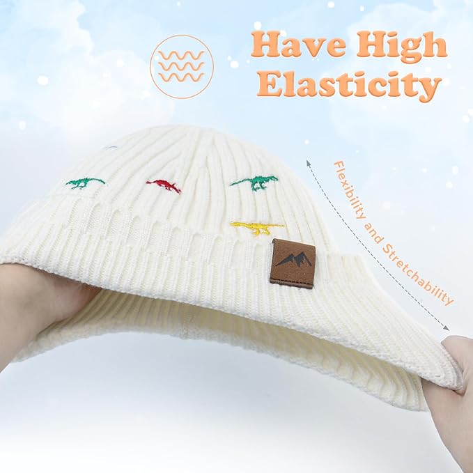 POXIMI Baby Boy Winter Hat Toddler Warm Beanie Girl Knit Hats with Earflap Kid Cute Earmuffs