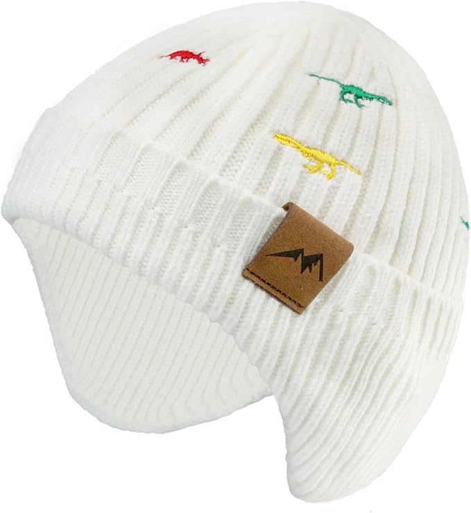 POXIMI Baby Boy Winter Hat Toddler Warm Beanie Girl Knit Hats with Earflap Kid Cute Earmuffs