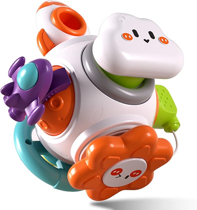 Montessori Toys for 1-3 Year Old, Baby Sensory Toys for 0-6 6-12 Months Travel Activities Busy Board Cube,Easter Basket Stuffers Gifts for 6 9 12 18 Months One 2 3 Year Old Infant Toddler Boys Girls