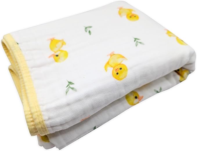 Soft Cotton Baby Blanket, Breathable Lightweight Baby Blanket for Infants Newborn Boys and Girls - Nursery, Crib, Stroller Blanket (Playful)