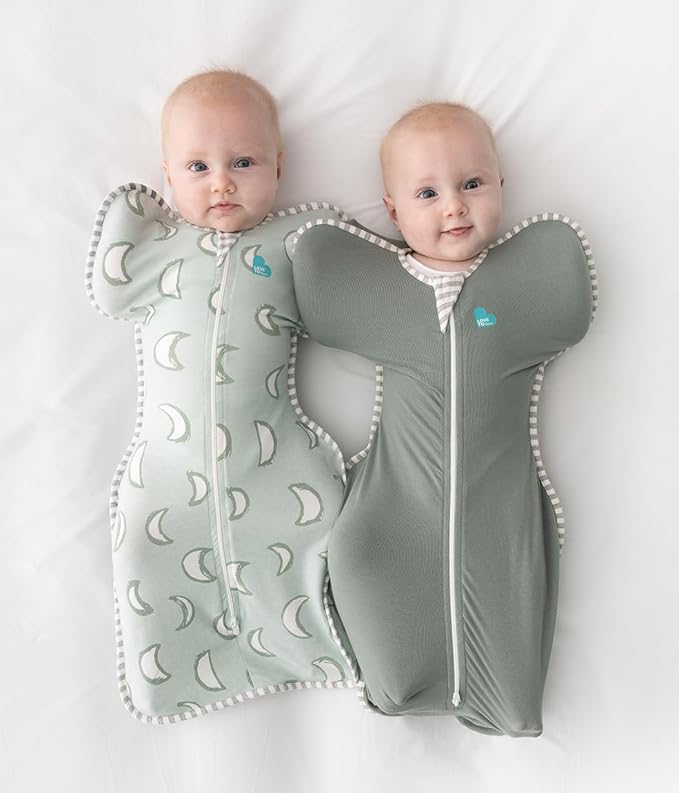 Love to Dream Swaddle UP, Baby Sleep Sack, Self-Soothing Swaddles for Newborns, Get Longer Sleep, Snug Fit Helps Calm Startle Reflex, New Born Essentials for Baby, 1.0 TOG, 13-19 lbs, Deep Olive