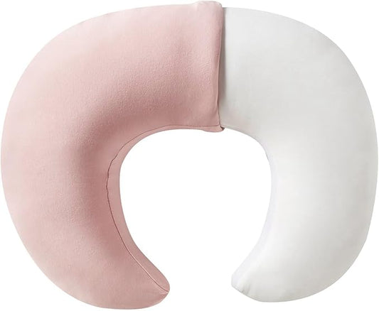 Nursing Pillow, Plus Size Breastfeeding Pillow Original Support for Baby Boys Girls Breastfeeding Essentials, with Removable Soft Cotton Cover (Sepia Rose, Large (25.59*20.08*6.30 Inches))