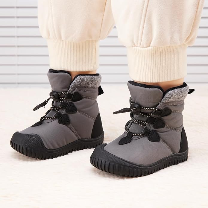 BMCiTYBM Toddler Baby Winter Snow Boots Boy Girl Faux Fur Warm Non Slip First Walking Infant Shoes