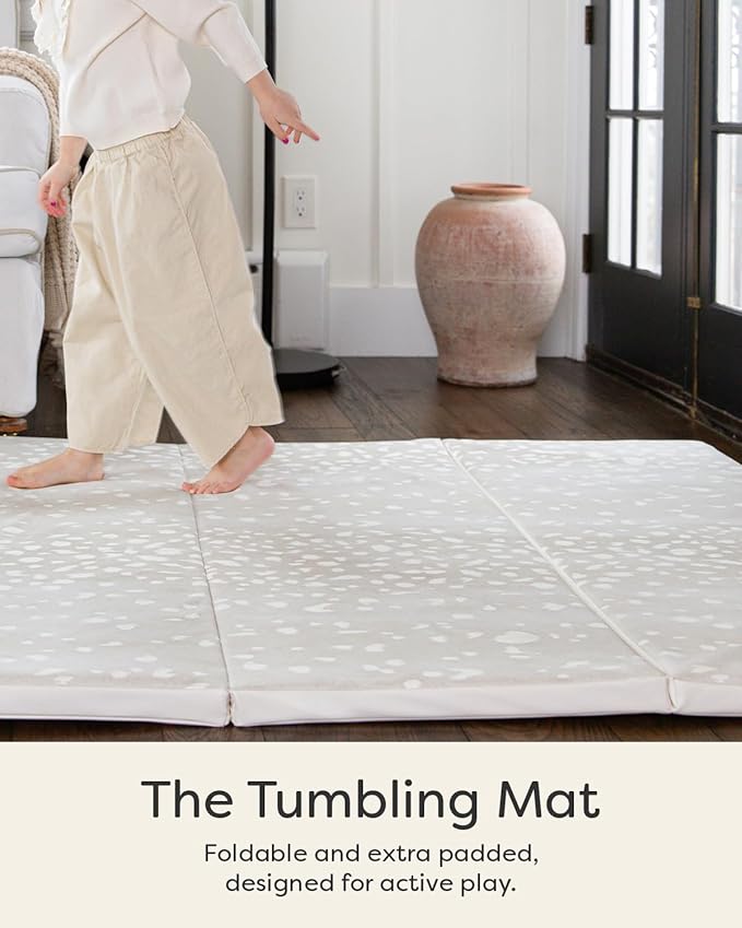 House of Noa Foldable Baby Tumbling Mat – Foldable Kids Play Mat | Durable, Stylish, and Cushioned Design