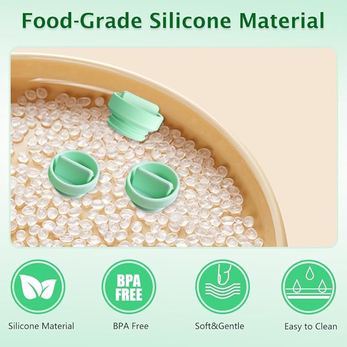 6pc Duckbill Valves Compatible with Elvie Stride 2/Stride Pump Replacement Parts, for Stride2 Breast Pump Replacement Parts, Not Original Elvie Pump Accessories