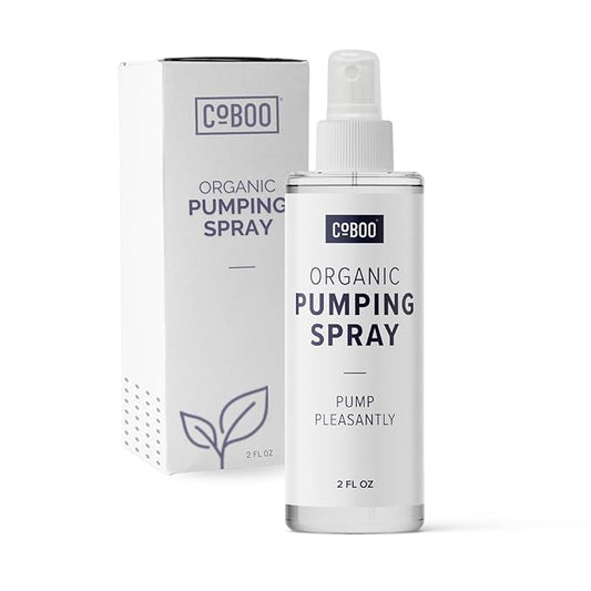 Pumping Spray 2 Fl Oz | Organic Skin Lubricant for Breast Pumping | Pump Flange Spray for Breast Shields | Vegan & Lanolin Free, Made in USA | Helps Sore Nipples & Clogged Milk Ducts
