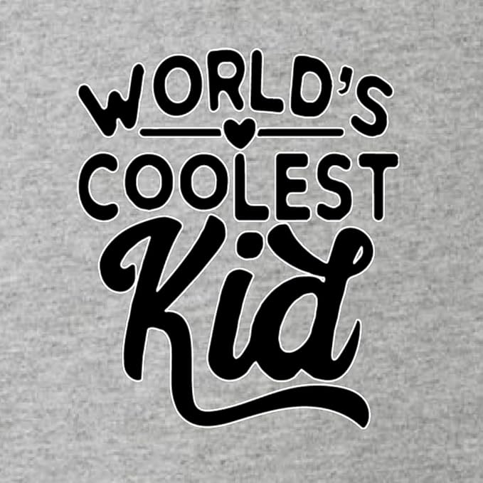 World's Coolest Kid Funny Cute Humor Infant Premium Jersey Baby Bib