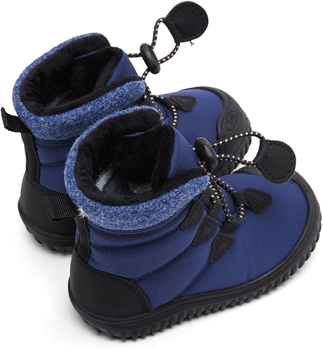 BMCiTYBM Toddler Baby Winter Snow Boots Boy Girl Faux Fur Warm Non Slip First Walking Infant Shoes