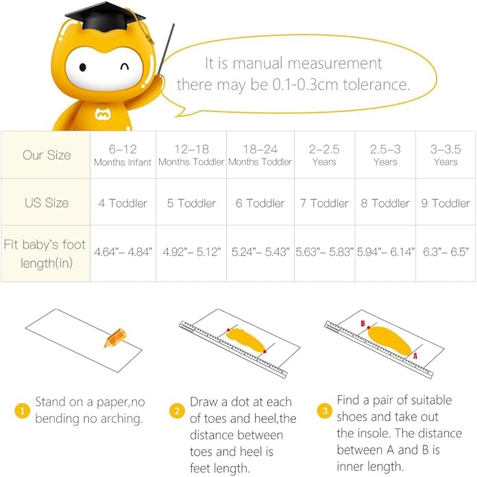 BMCiTYBM Baby Sneakers Girls Boys Lightweight Breathable Mesh First Walkers Shoes 6-24 Months