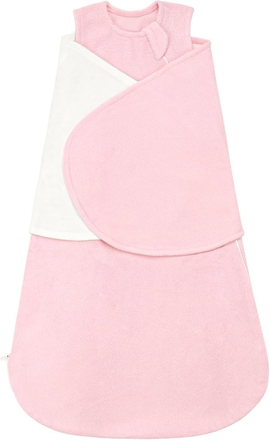 ZIGJOY Swaddle Sleep Sack Newborn 1.5 Tog Fleece Wearable Blanket Baby 0-3 3-6 6-12 Months - Winter Sleeping Sacks Bag