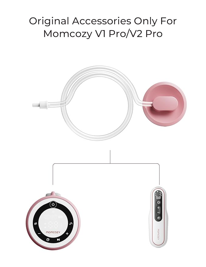 Momcozy Original V1 Pro/V2 Pro Breast Pump Replacement Accessories,Replacement Tubing of Single Pumping Only for Momcozy V1 Pro/V2 Pro 1 Pack