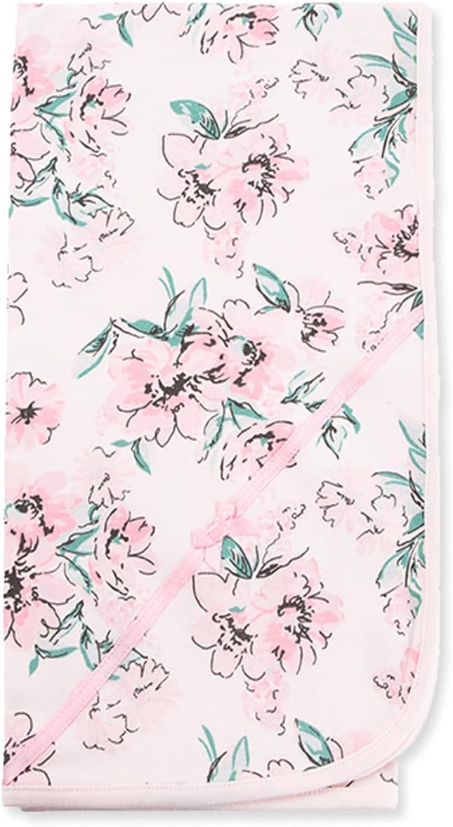 Little Me Blankets for Baby Girls' Swaddling Receiving Blanket, Pink Dream, 30 x 27 Inches