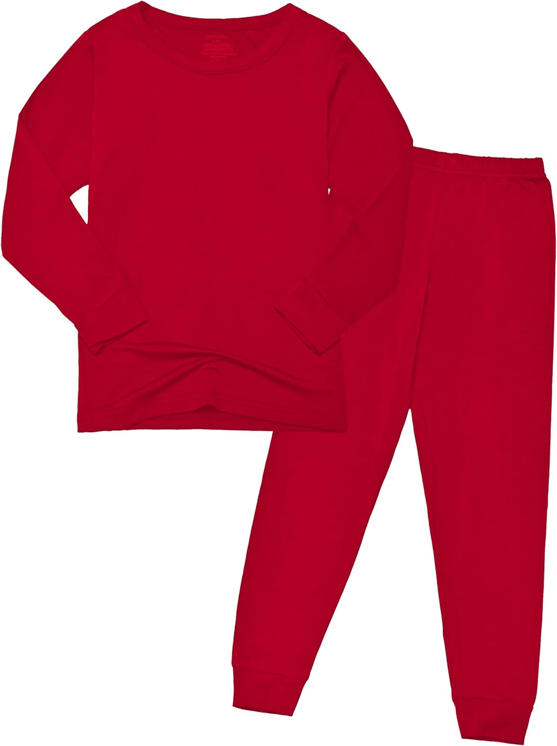 BABY 2T-10Y Toddler Kids Girls Boys Soft Comfy Viscose 2pcs Set Long Sleeve Plain Shirts and Pants Sets