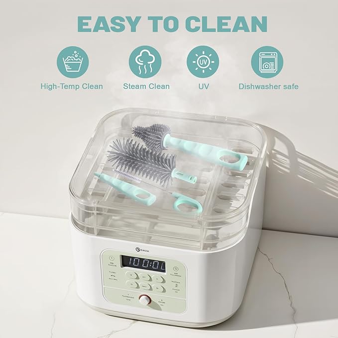 Bottle Cleaner Brush Set Travel Bottle Cleaner Kit Portable Bottle Cleaning Kit Cleaner Brush Set Toddler Cleaning Set Baby Travel Essentials for Flying Toddler Airplane Travel Essentials