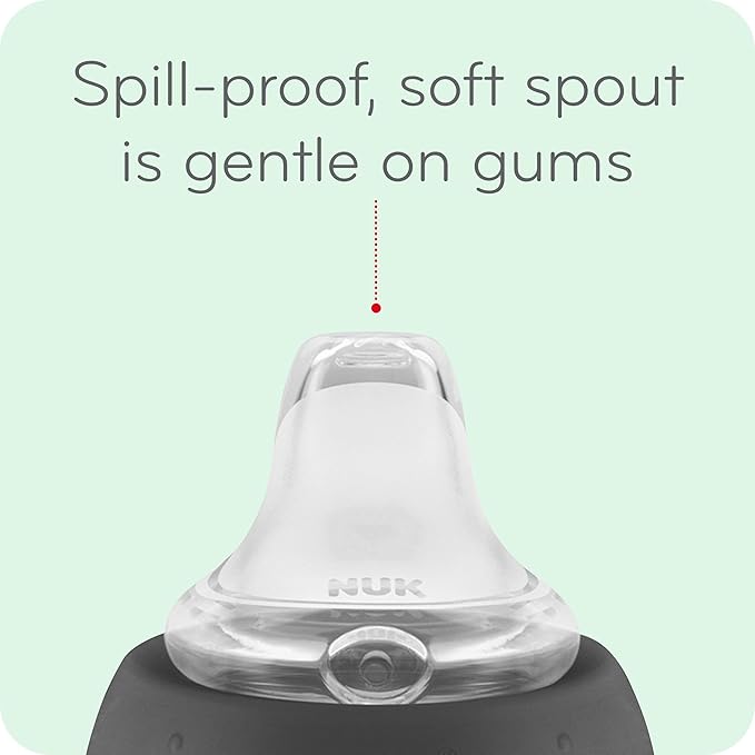 NUK Learner Cup, 5 oz, 1 Pack, 6+ Months – BPA Free, Spill Proof Sippy Cup