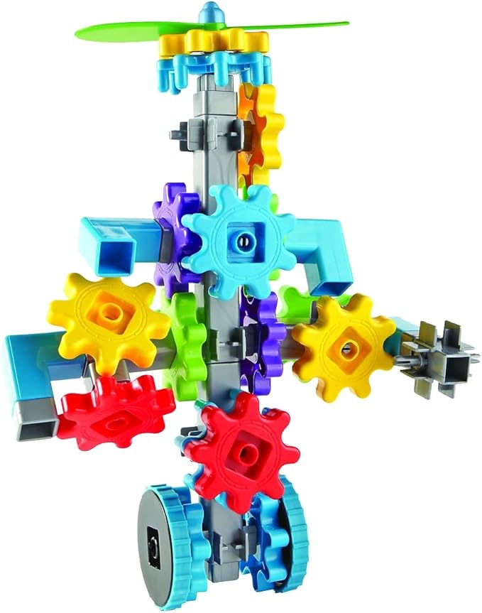 Learning Resources Gears! Gears! Gears! Flight Gears - 44 Pieces, Ages 4+ Gears Toy for Kids
