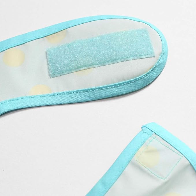 Full Coverage Waterproof Feeding Bib for Toddlers – Extra Long Apron Bib for Mealtime, Self-Feeding, BPA-Free