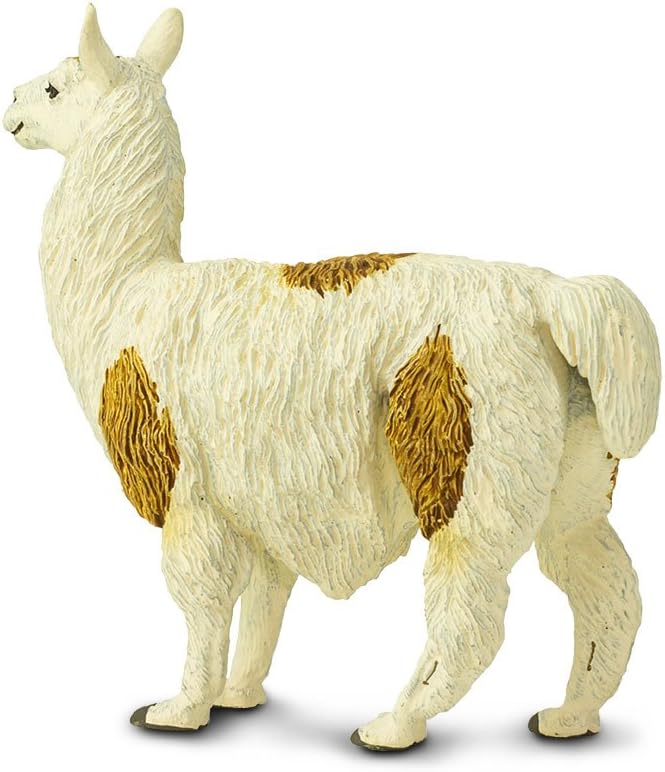 Safari Ltd. Llama Figurine - Hand-Painted Lifelike 4" Model Figure - Educational & Fun Toy for Boys, Girls & Kids Ages 3+
