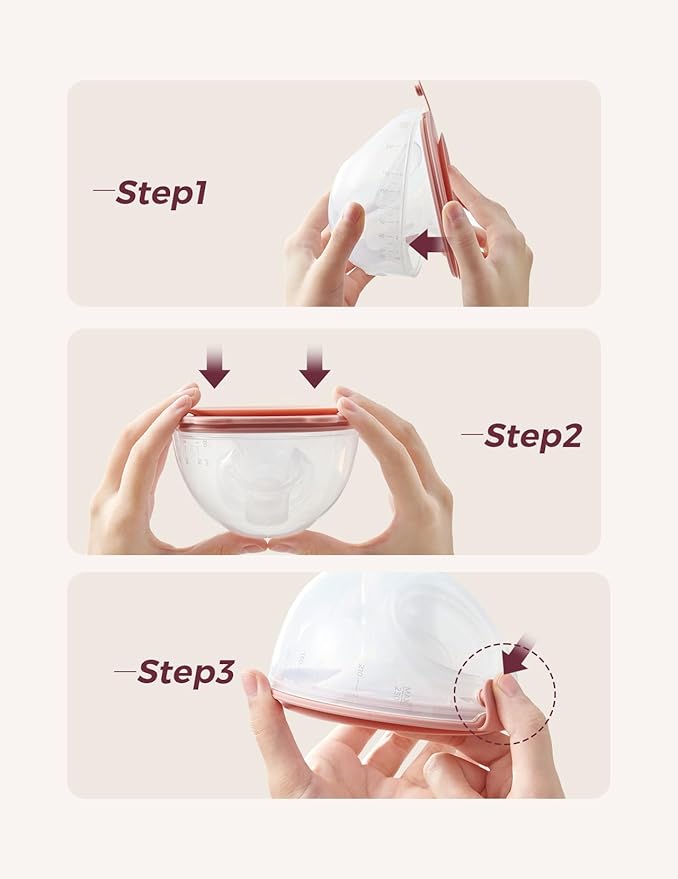 Momcozy Original V1 Pro/V2 Pro Breast Pump Replacement Accessories,Double-Sealed Flange 24mm Only for Momcozy V1 Pro/V2 Pro,1PC