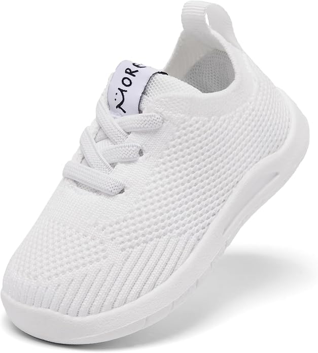 MORENDL Toddler Shoes Baby Walking Sock Shoes Infant Sneakers 0-4 Years Boy Girl Barefoot Tennis Shoe Non-Slip Brethable