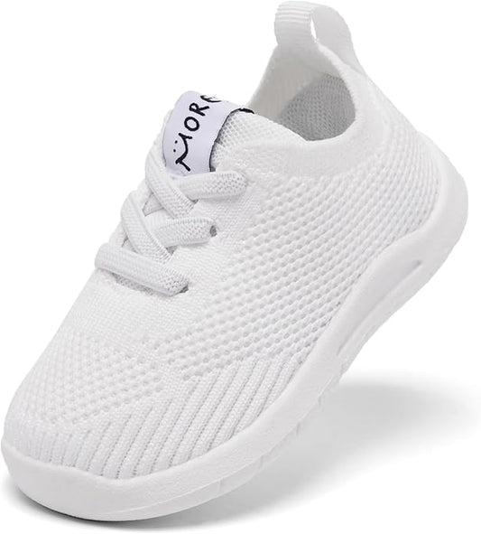 MORENDL Toddler Shoes Baby Walking Sock Shoes Infant Sneakers 0-4 Years Boy Girl Barefoot Tennis Shoe Non-Slip Brethable